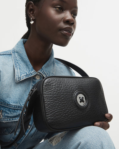 Mim-Mazing Crossbody Bag - Black Gunmetal