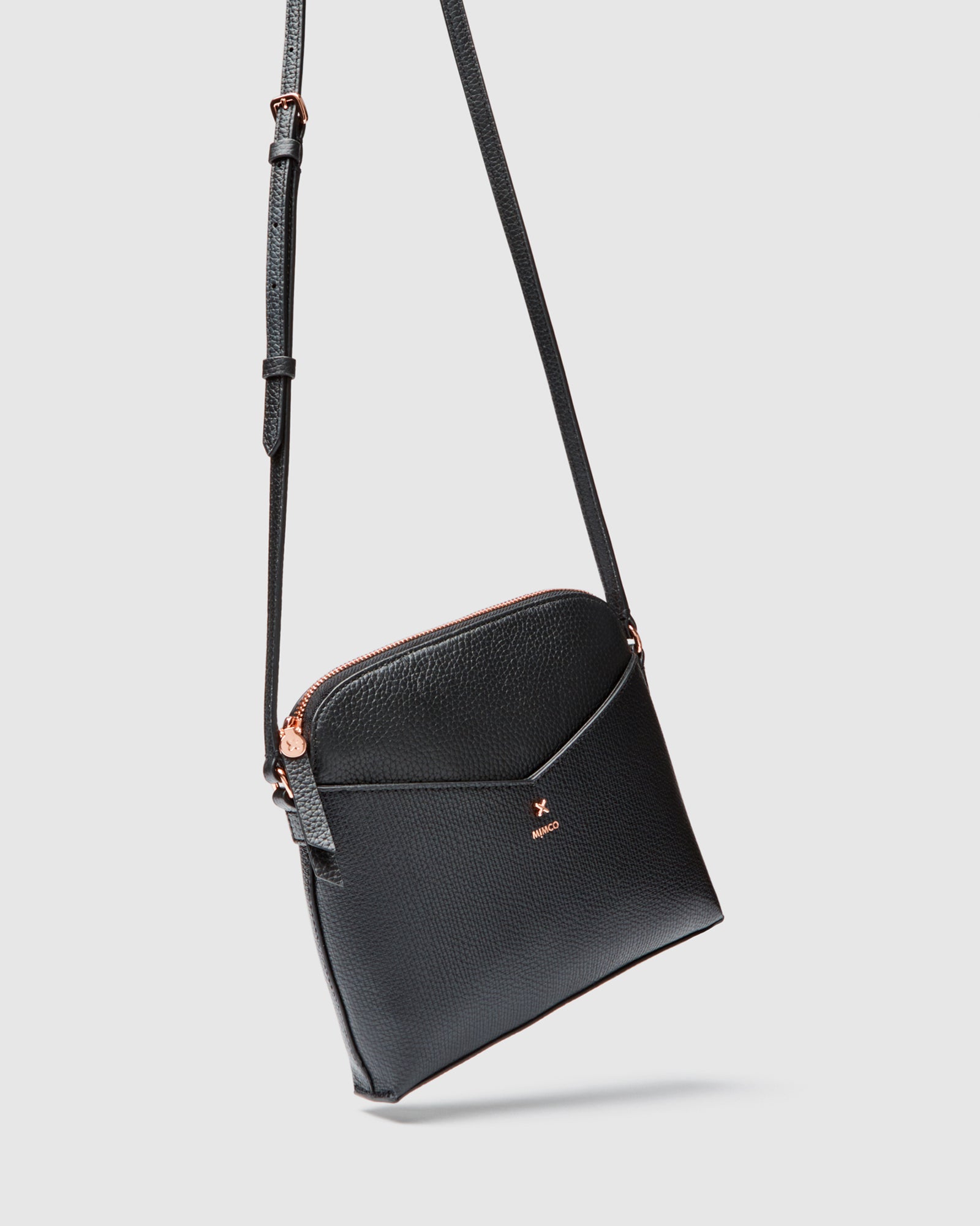 D-Vine Sling Crossbody Bag - Black Rose Gold