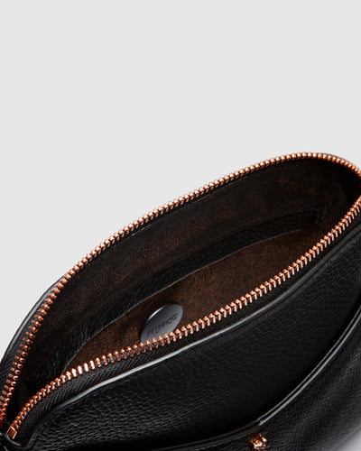 D-Vine Sling Crossbody Bag - Black Rose Gold