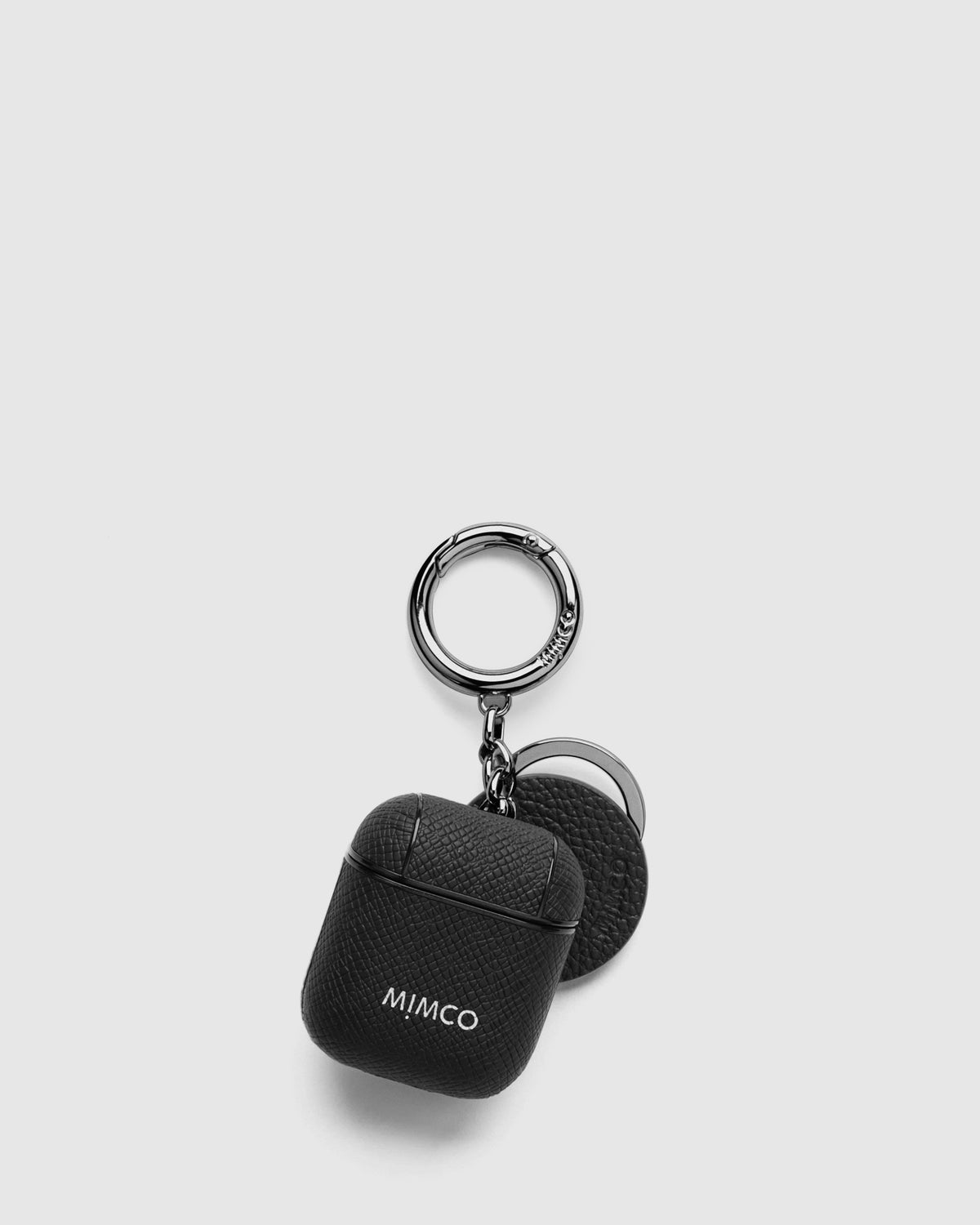 Mimpod AirPod Keyring Case - Black Gunmetal