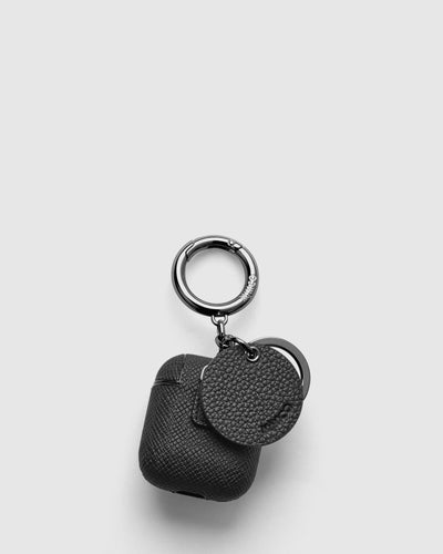 Mimpod AirPod Keyring Case - Black Gunmetal