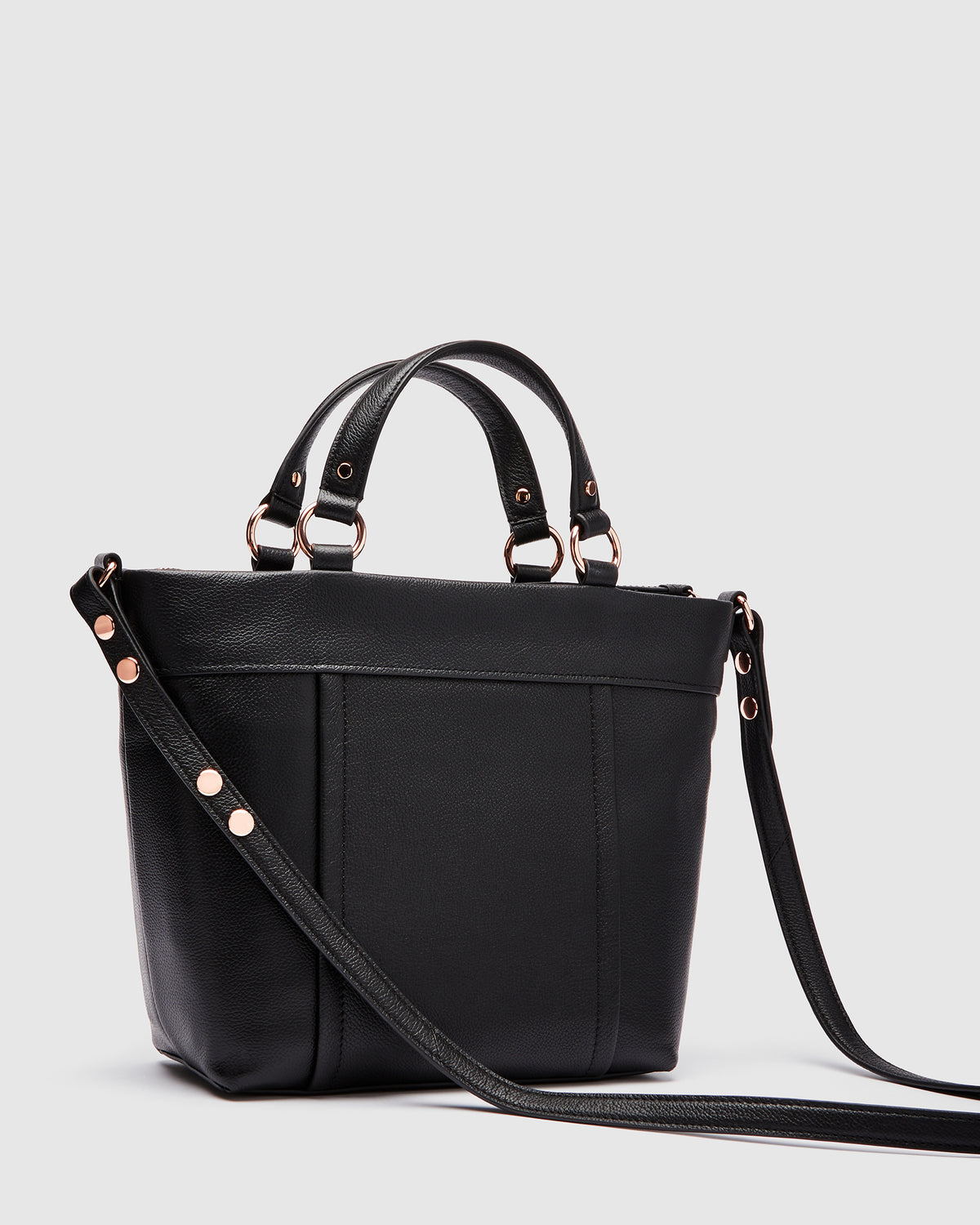 Mim-Mazing Mini Tote Bag - Black Rose Gold