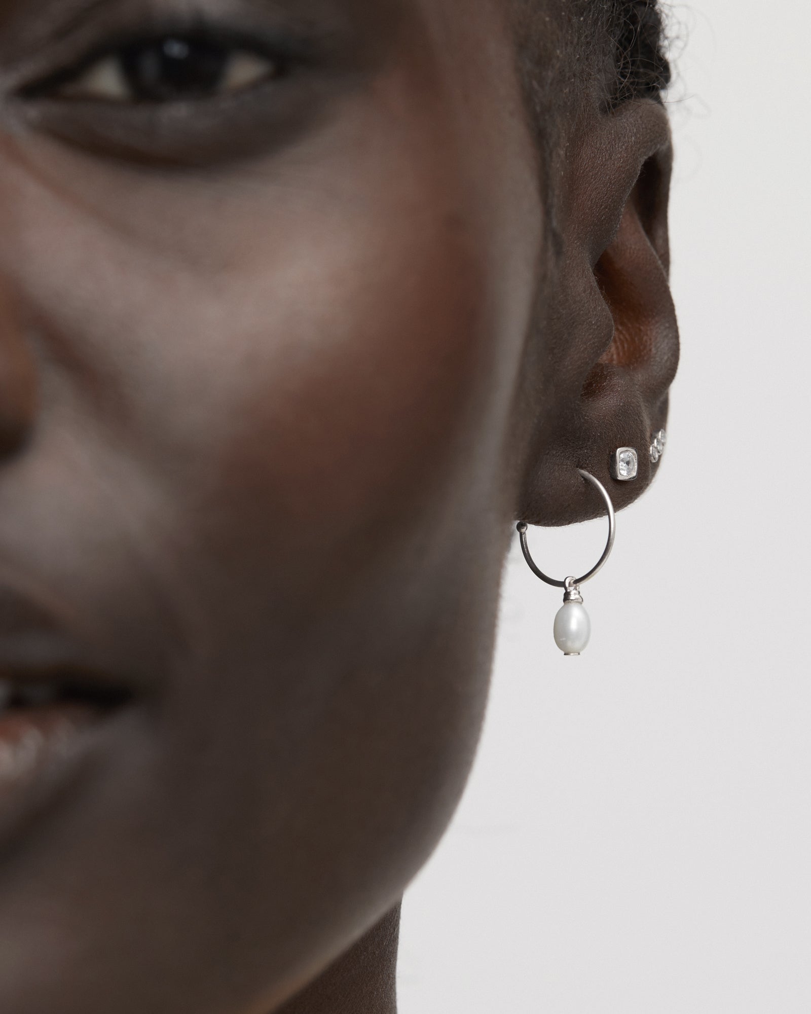 Era Sterling Silver Hoop Earrings - Silver