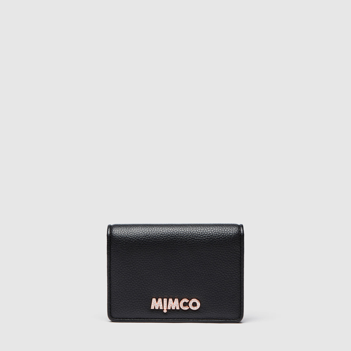 Shine Medium Wallet - Black Rose Gold