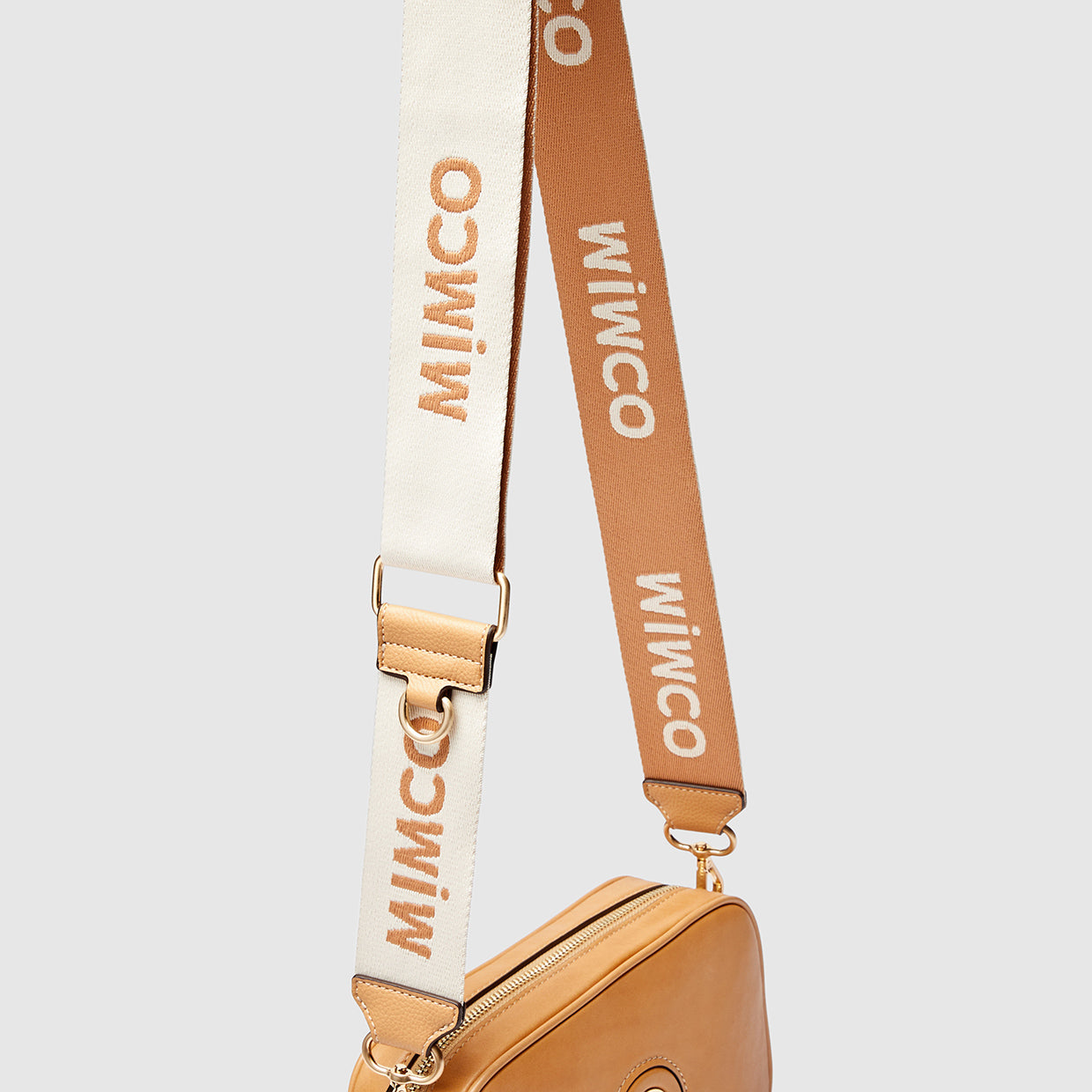 Wide Webbing Bag Strap - Natural