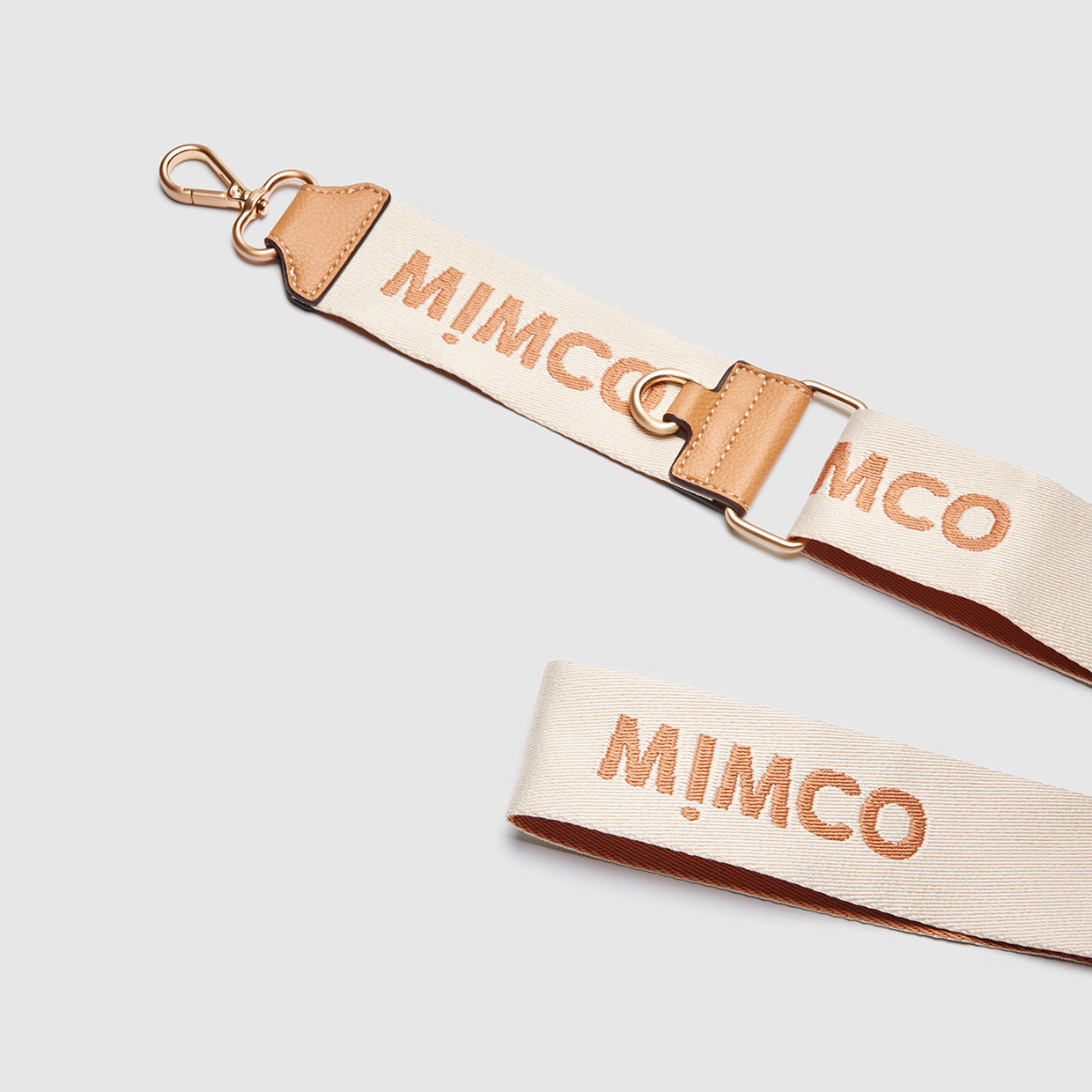 Wide Webbing Bag Strap - Natural