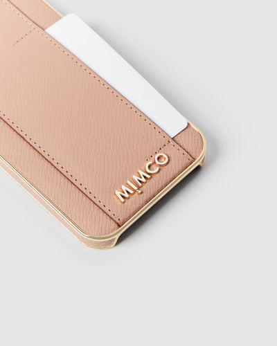 Classico Card Hard Case For iPhone  12-12 Pro - Almond
