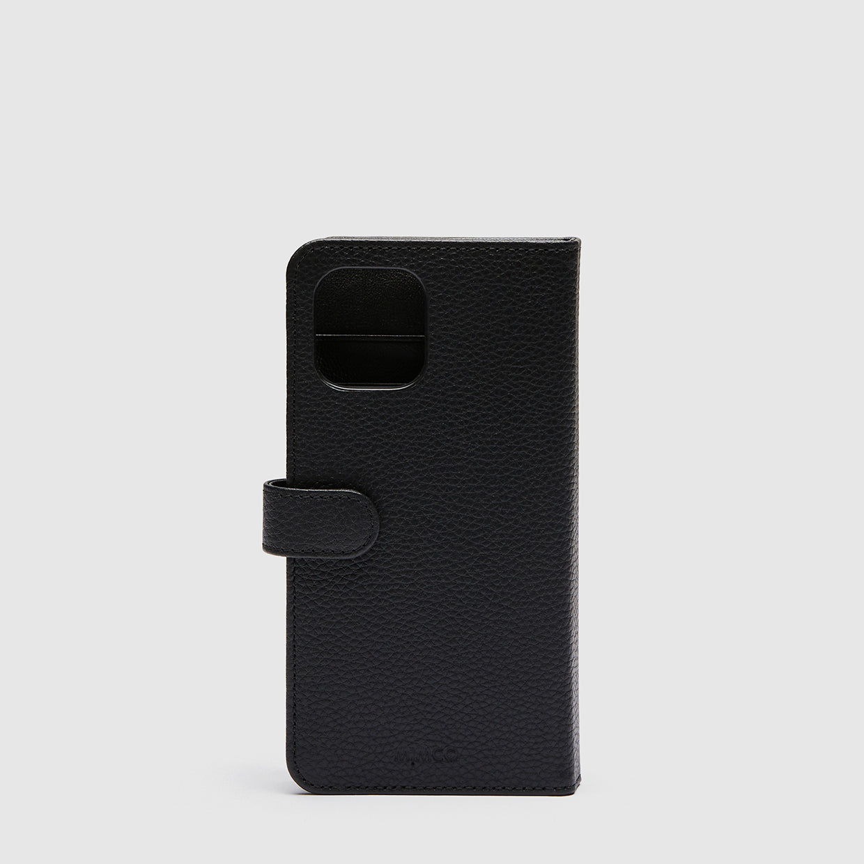 Shine Flip Case For iPhone 12 Pro Max - Black Rose Gold