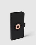 Mim-Mazing Flip Case For iPhone 12 Pro Max - Black Rose Gold