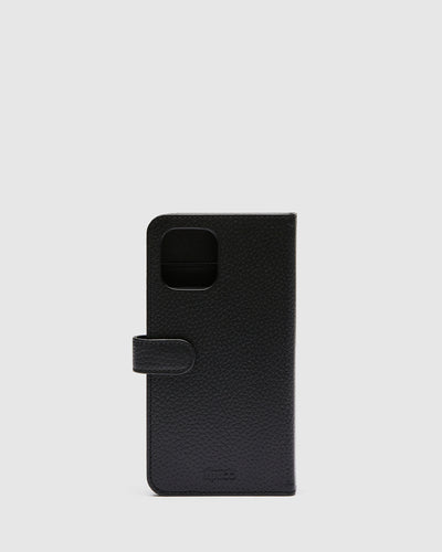 Mim-Mazing Flip Case For iPhone 12 Pro Max - Black Rose Gold