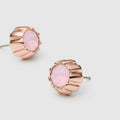 La-La Stud Earrings - Cosmetic Pink