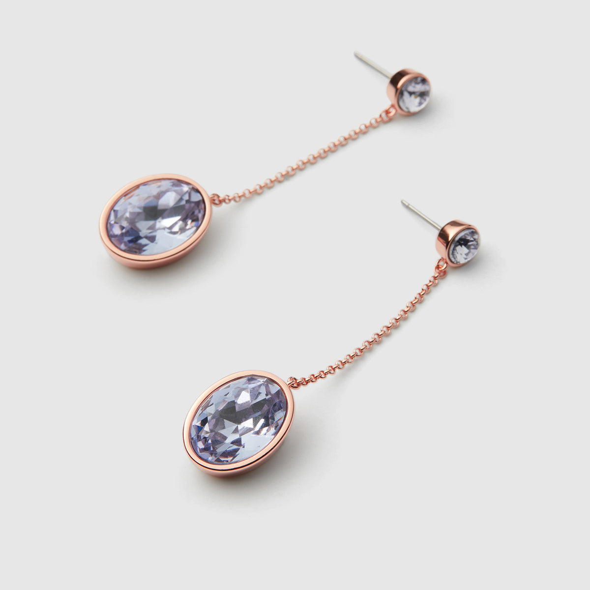 Twinkle Drop Earrings - Lilac Marle