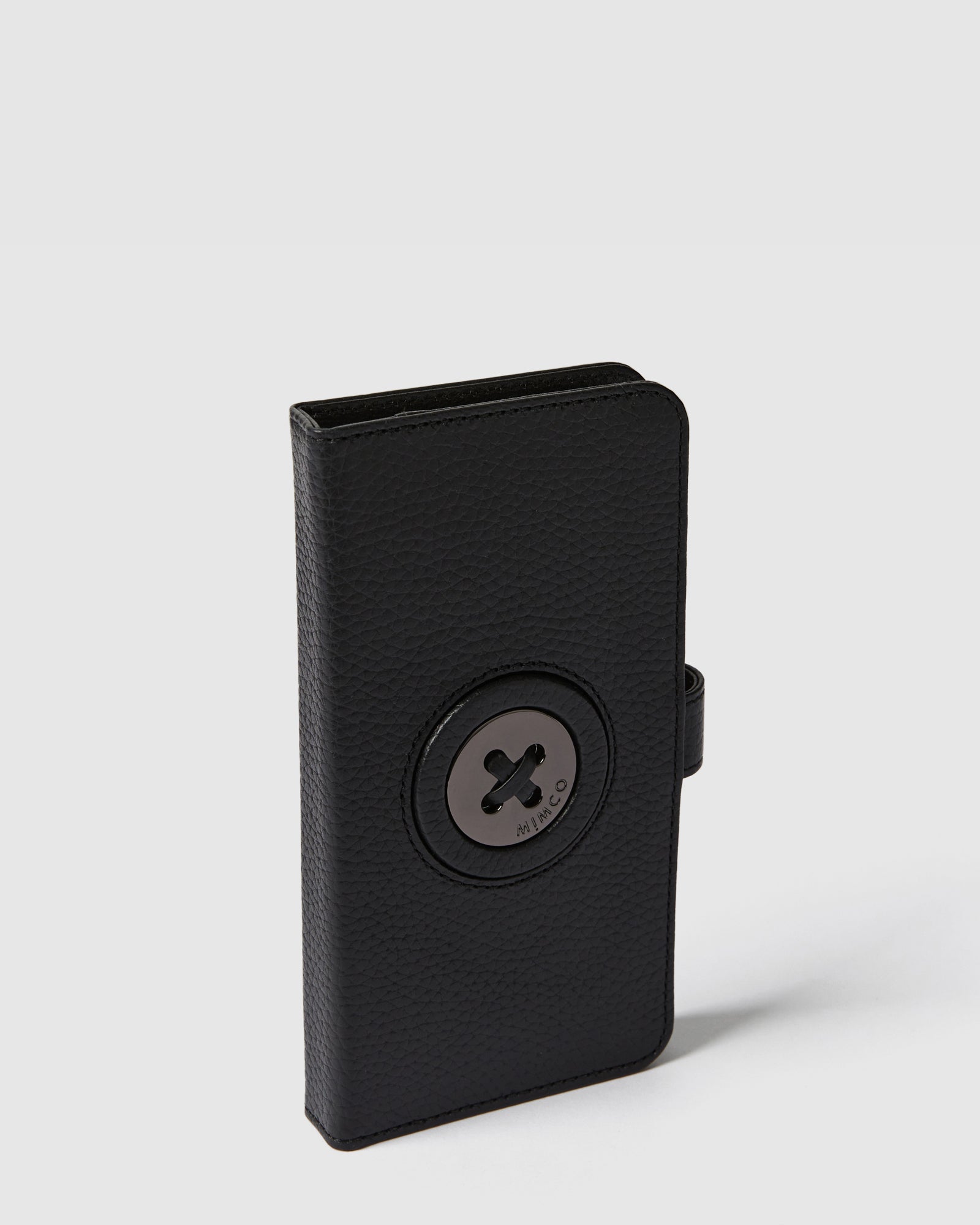 Mim-Mazing Flip Case For iPhone 12 Pro Max - Black Gunmetal