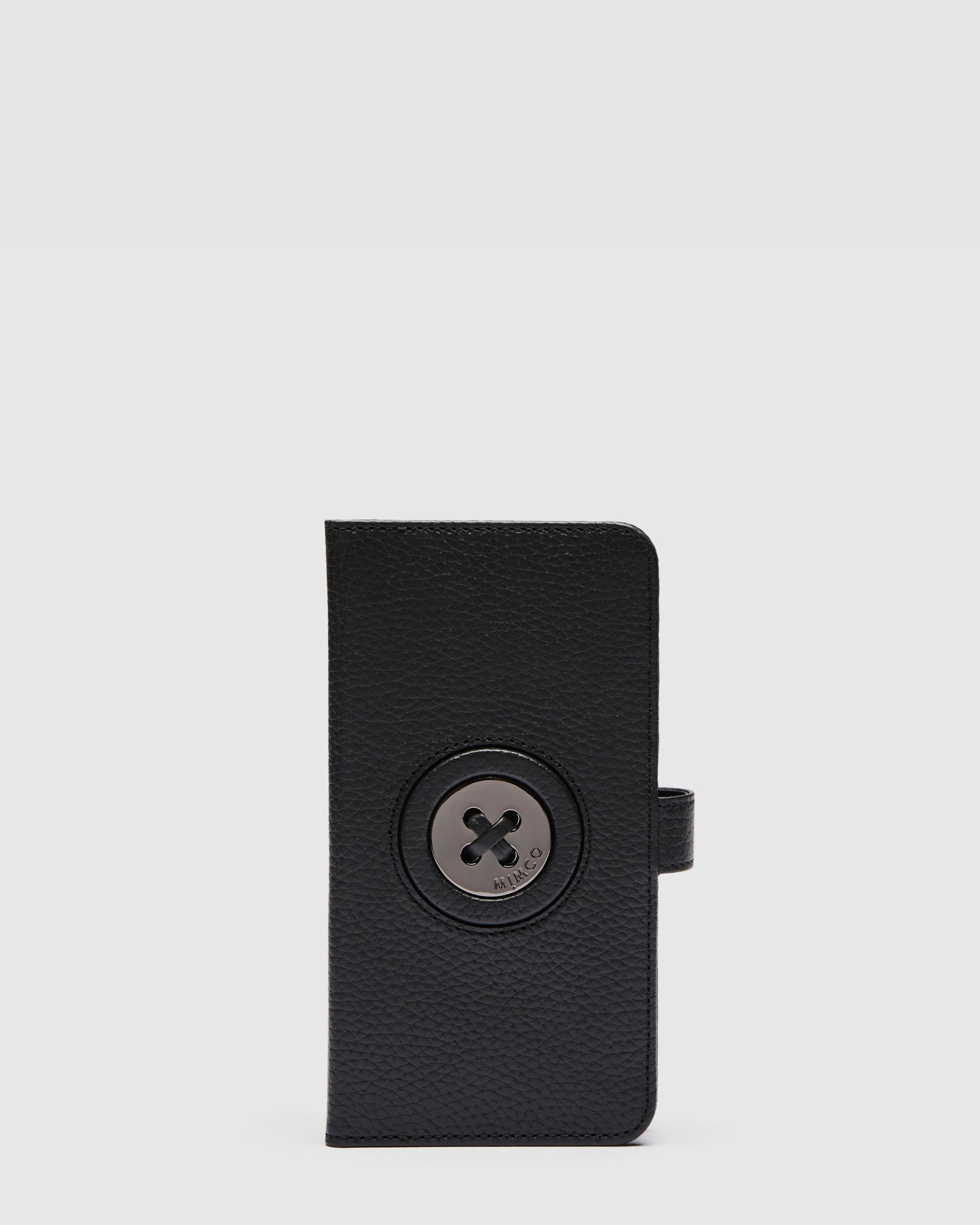 Mim-Mazing Flip Case For iPhone 12 Pro Max - Black Gunmetal