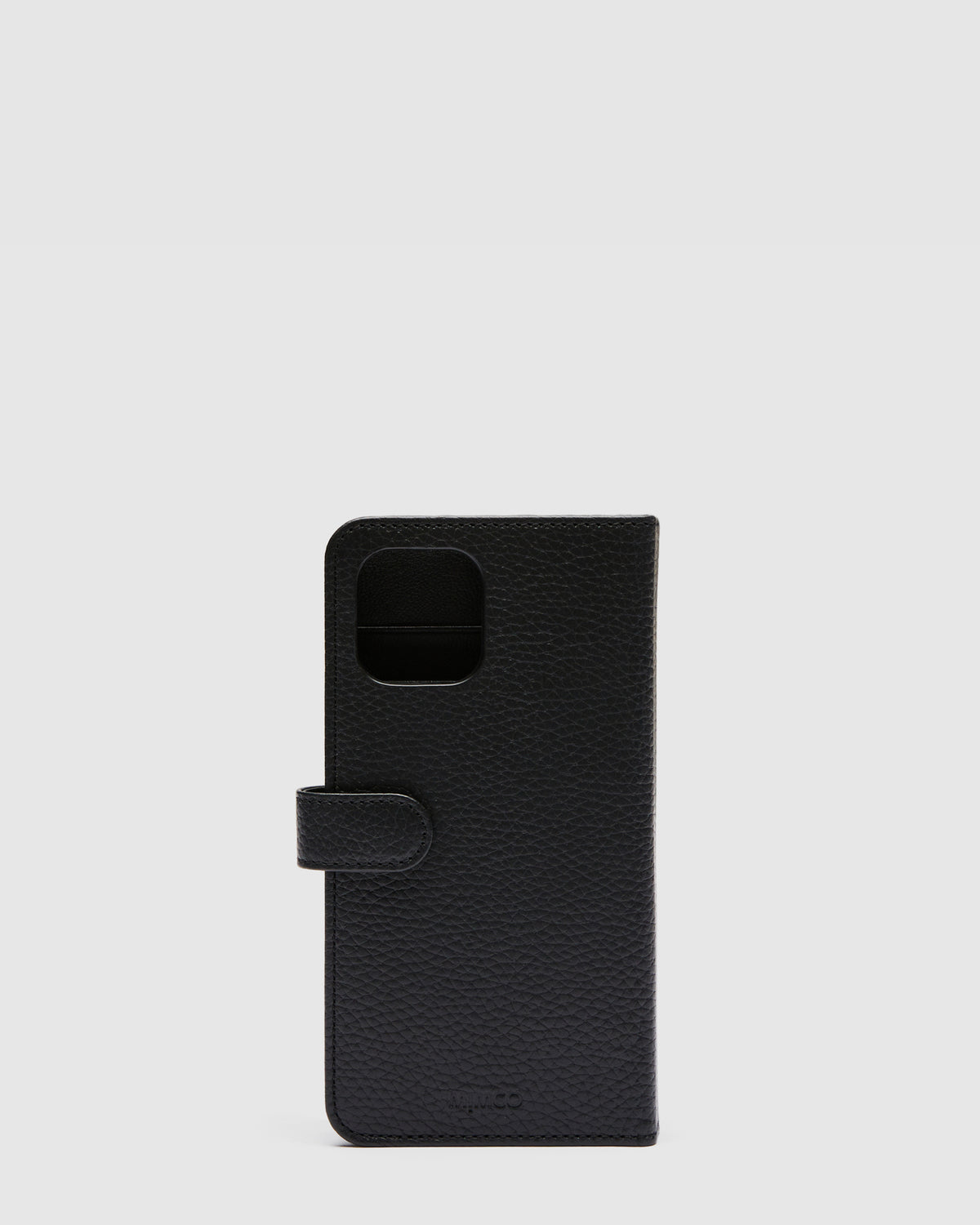 Mim-Mazing Flip Case For iPhone 12 Pro Max - Black Gunmetal