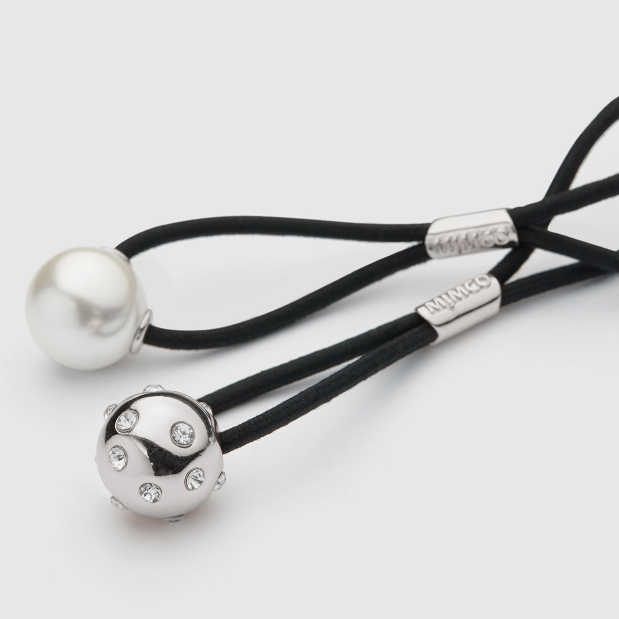 Mim-Twist Hair Pony Set - Silver