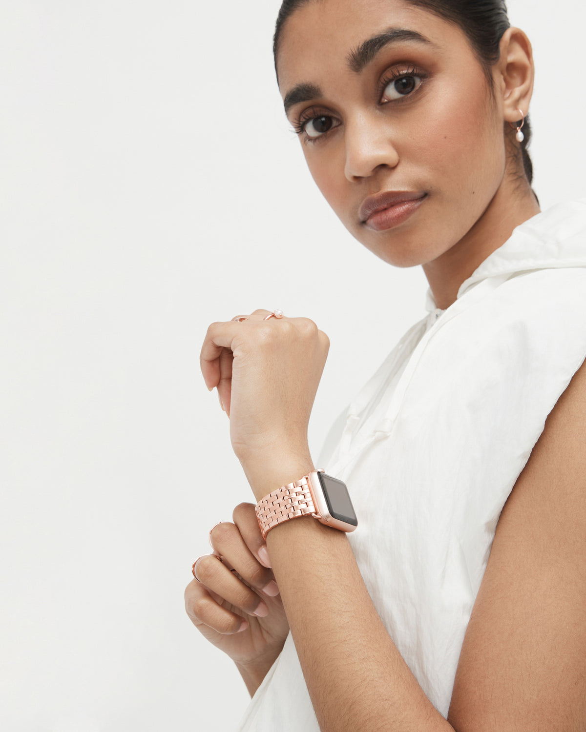 38mm Swirl Watch Band - Rose Gold