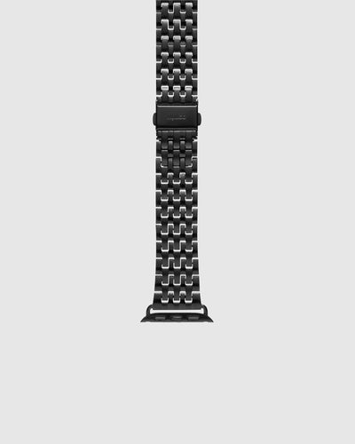 38mm Swirl Watch Band - Jet Black