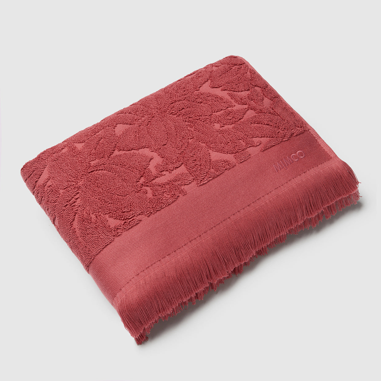 Garden Party Bath Towel - Crimson Pink