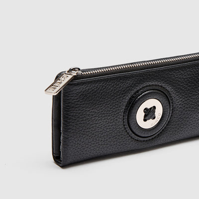 Mim-Mazing Large Wallet - Black Silver