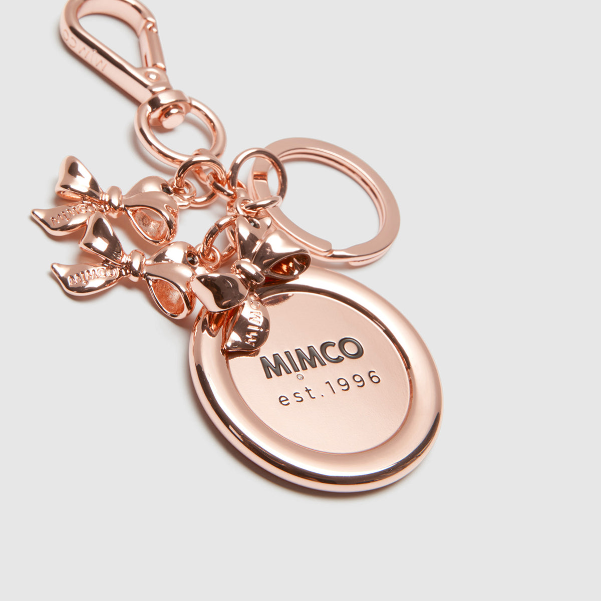 Mimco 25th Birthday Gift With Purchase Keyring - Rose Gold