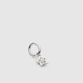 Star Blazer Sterling Silver Charm - Silver