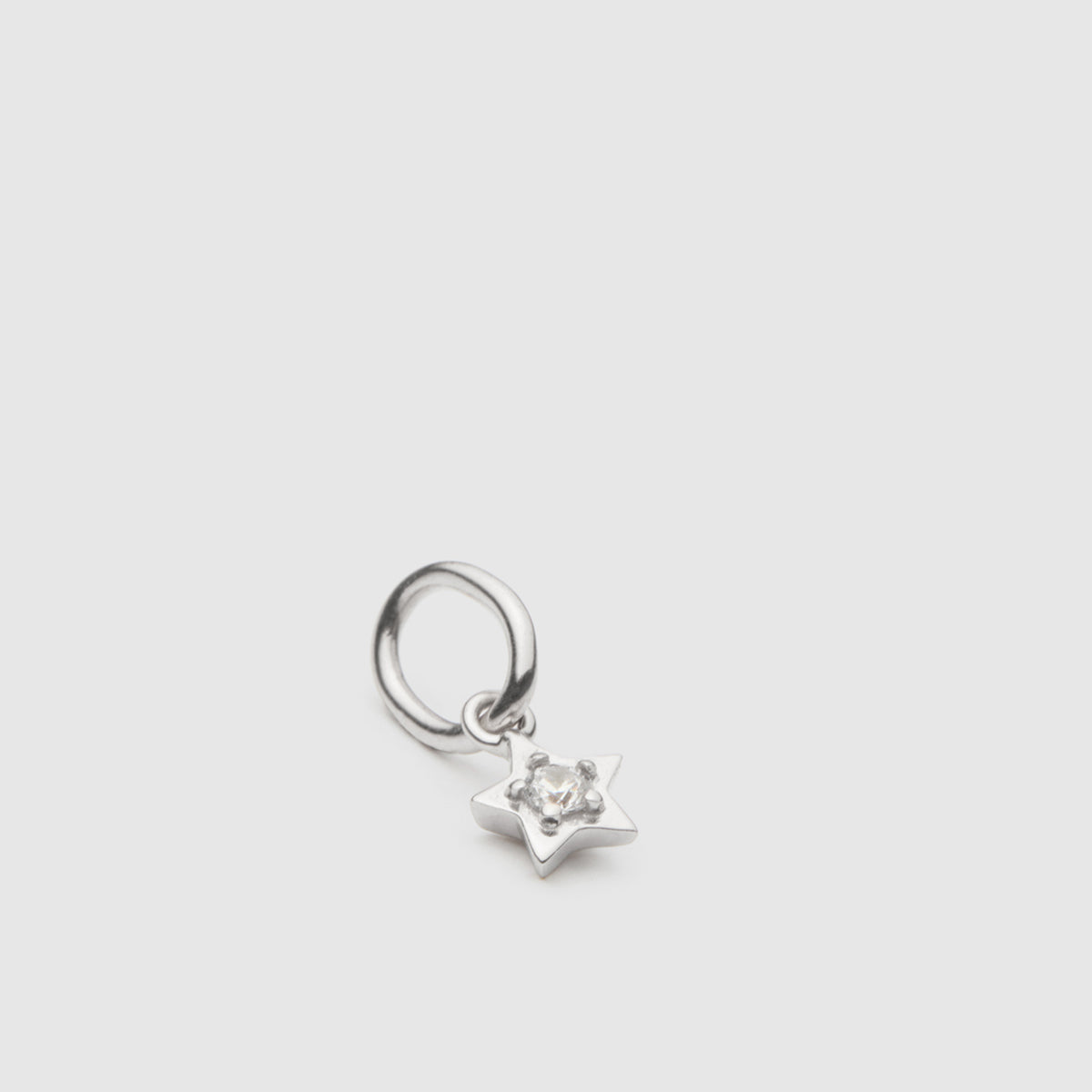 Star Blazer Sterling Silver Charm - Silver