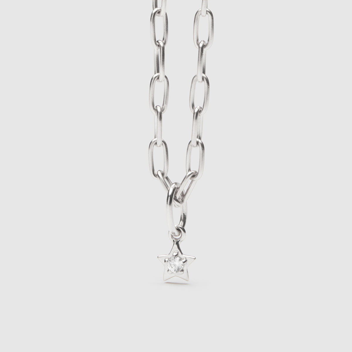 Star Blazer Sterling Silver Charm - Silver