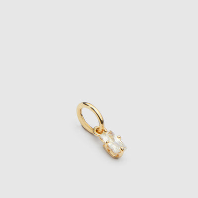 Sparkler Sterling Silver Charm - Gold