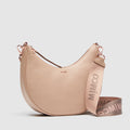 Classico Crescent Crossbody Bag - Almond