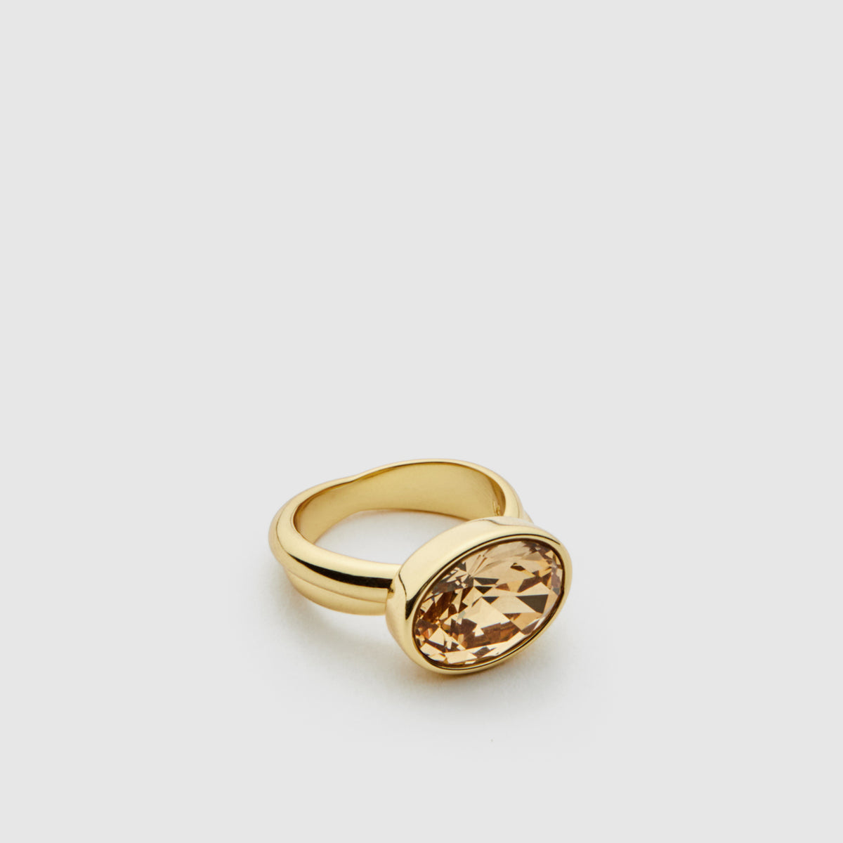 Twinkle Crystal Ring - Caramel