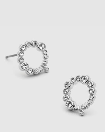 Wink Stud Earrings - Silver