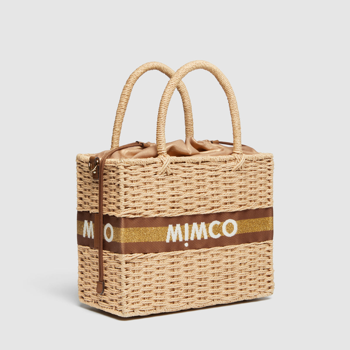 Paradise Basket Tote Bag - Natural