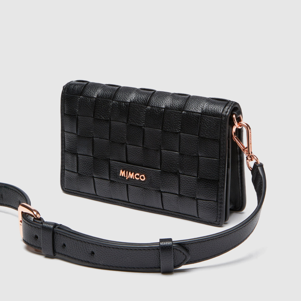 Believer Wallet Cross Body Bag - Black Rose Gold