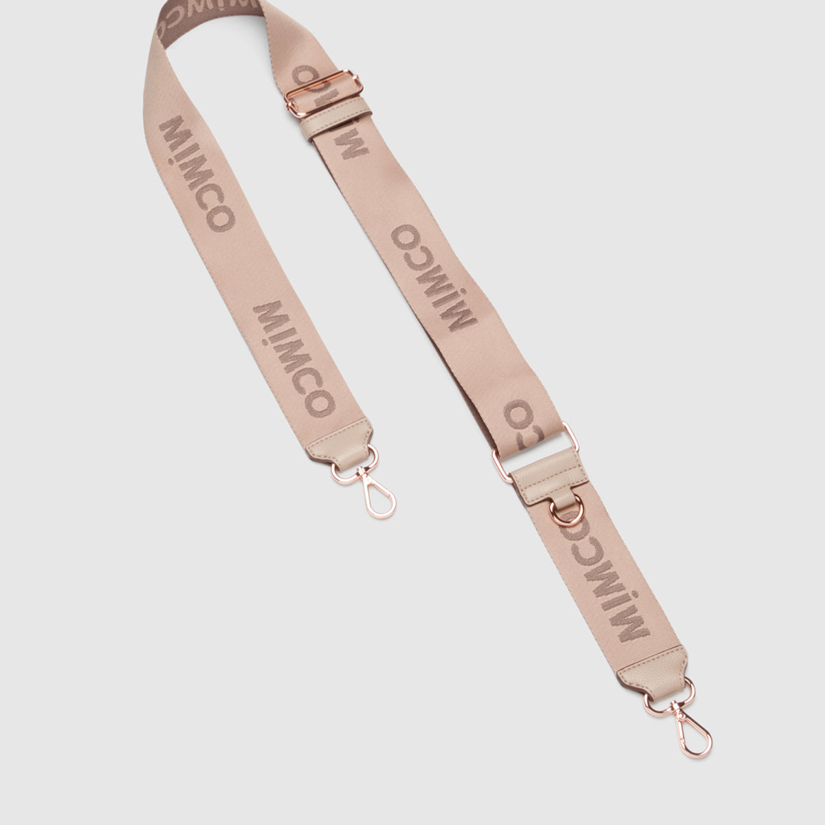 Wide Webbing Bag Strap - Almond