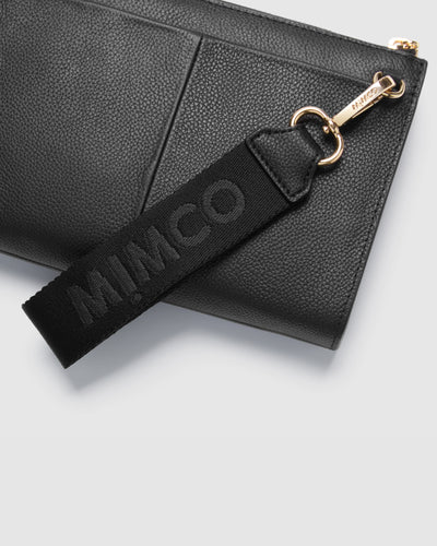 Webbing Wrist Strap - Black Light Gold