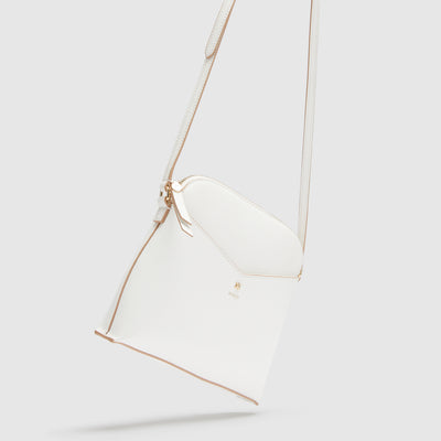 D-Vine Sling Crossbody Bag - White