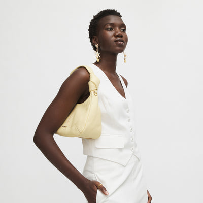 Curl Crescent Bag - Chalk Yellow