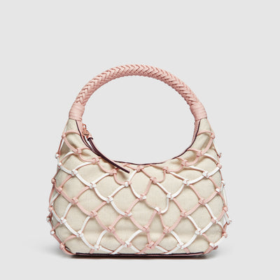 Savor Hobo Bag - Peony Pink