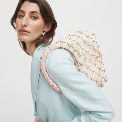 Savor Hobo Bag - Peony Pink