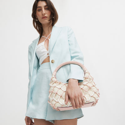 Savor Hobo Bag - Peony Pink