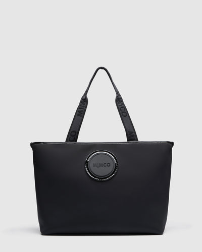 Serenity Carry All Tote Bag - Black Rose Gold