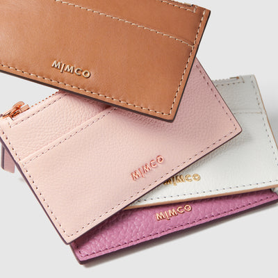 Classico Card Wallet - Peony Pink