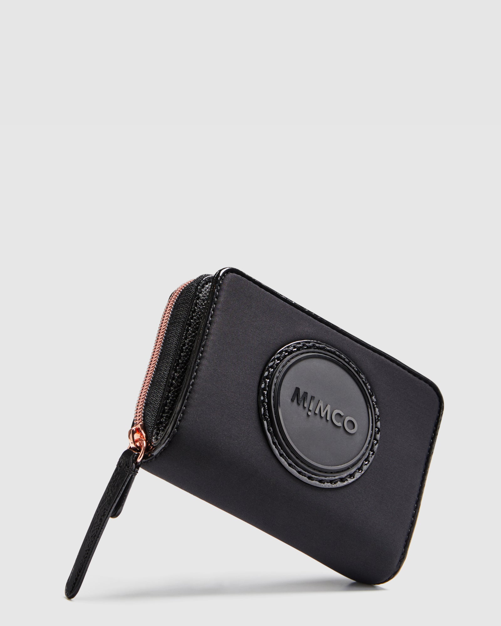 Serenity Medium Wallet - Black Rose Gold