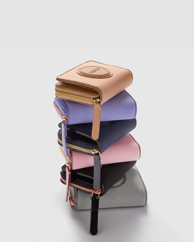 Serenity Medium Wallet - Black Rose Gold