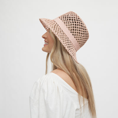 Paradise Sun Hat - Peony Pink
