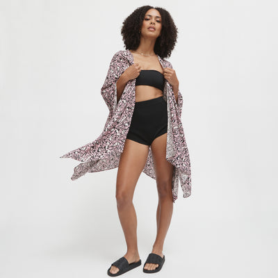 Hazy Kimono - Peony Pink