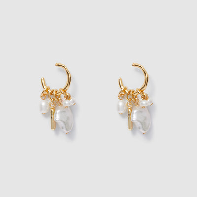 Heat Hoop Earrings - Gold