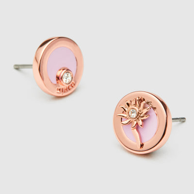 Summerbud Stud Earrings - Peony Pink