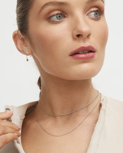 Twiddle Sterling Silver Necklace - Silver